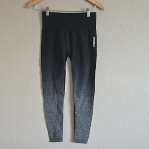 Gymshark Gradient Black and Gray Leggings